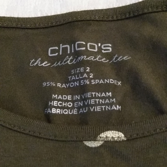 Chico's long sleeve tee - Picture 4 of 5